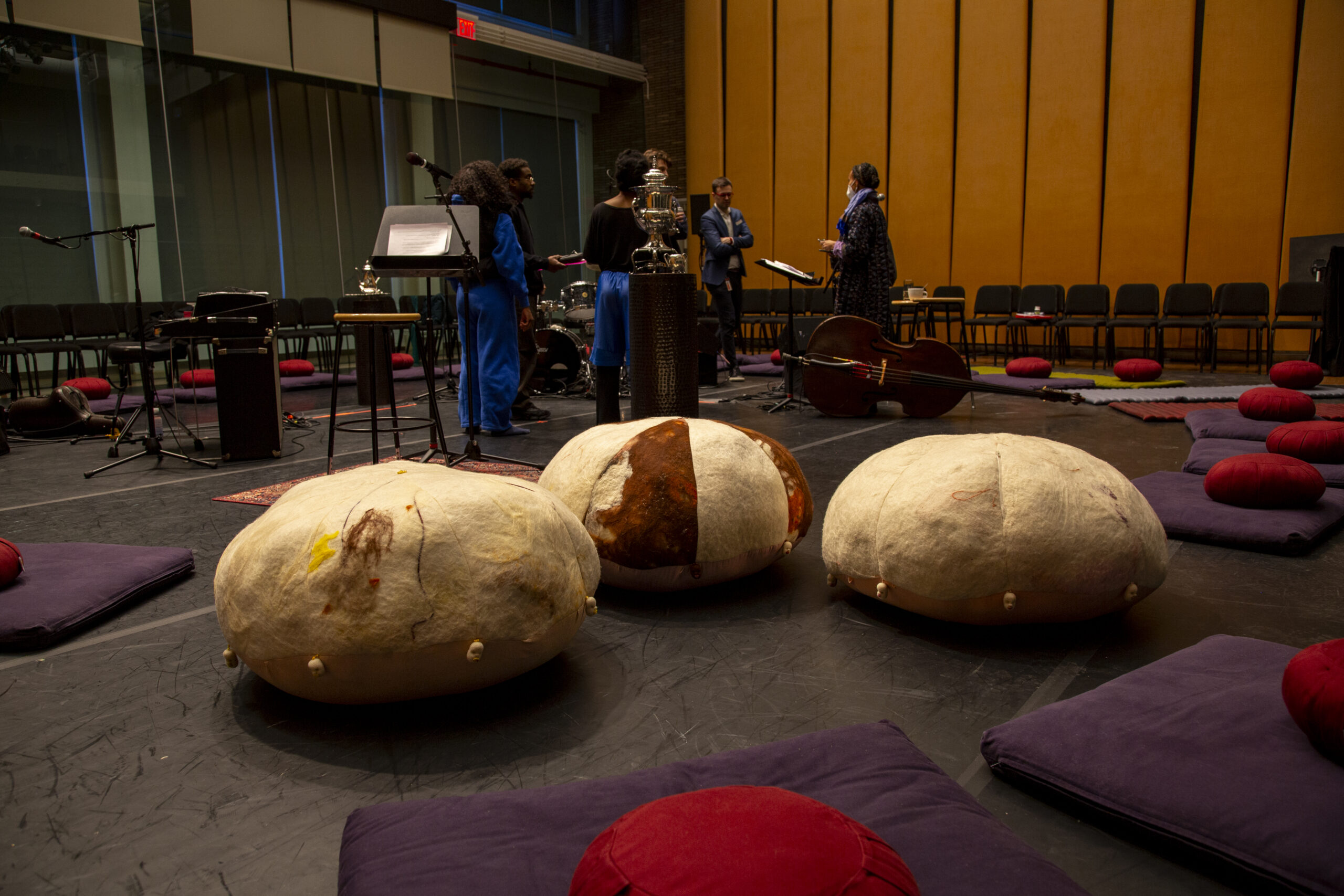 Nastassja Swift's lion spine relaxed seating. Photo: Billy Chen, courtesy of Arts Letters & Numbers, Averill Park, NY.