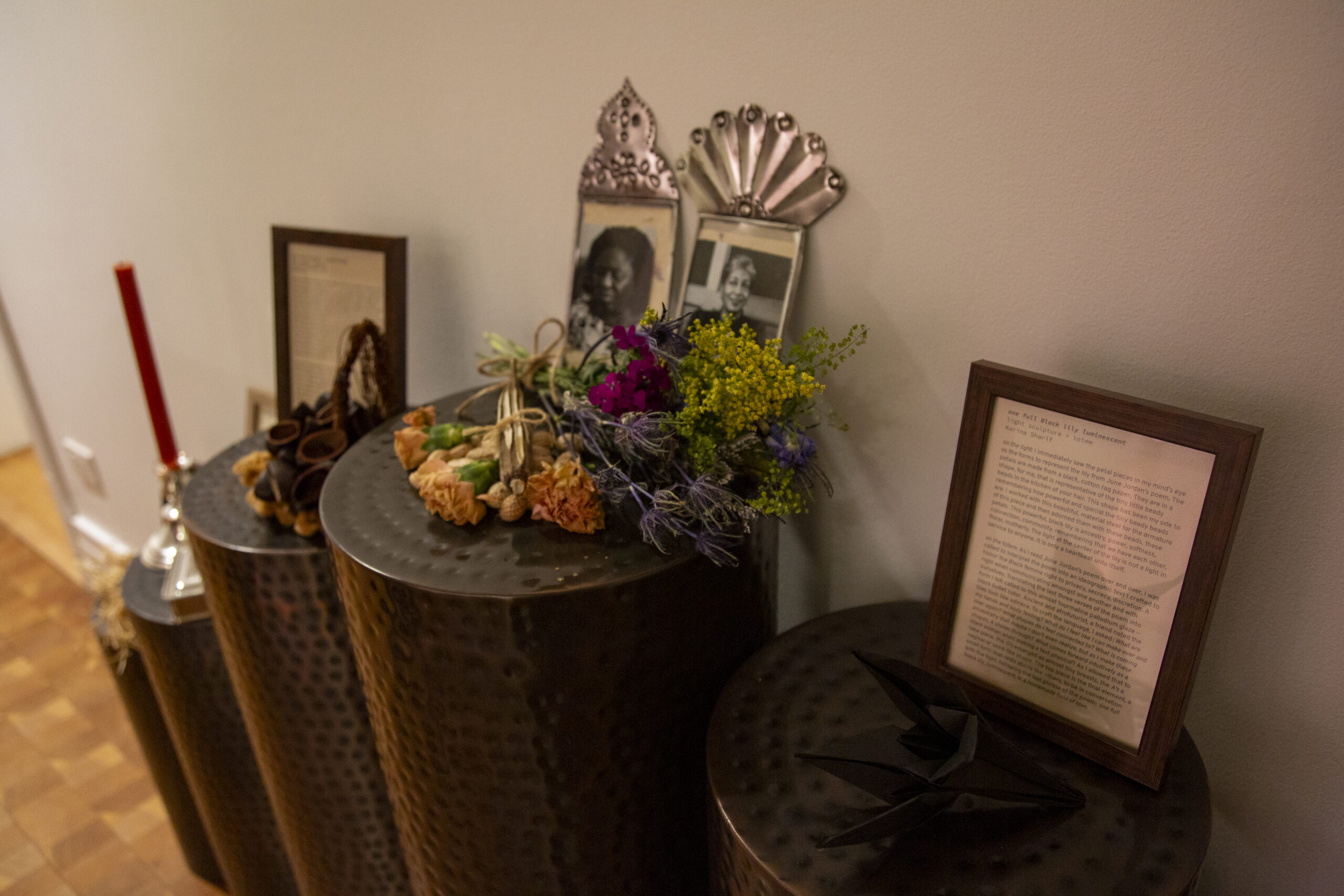 altar to the matter of the sacraments. Photo: Billy Chen, courtesy of Arts Letters & Numbers, Averill Park, NY.